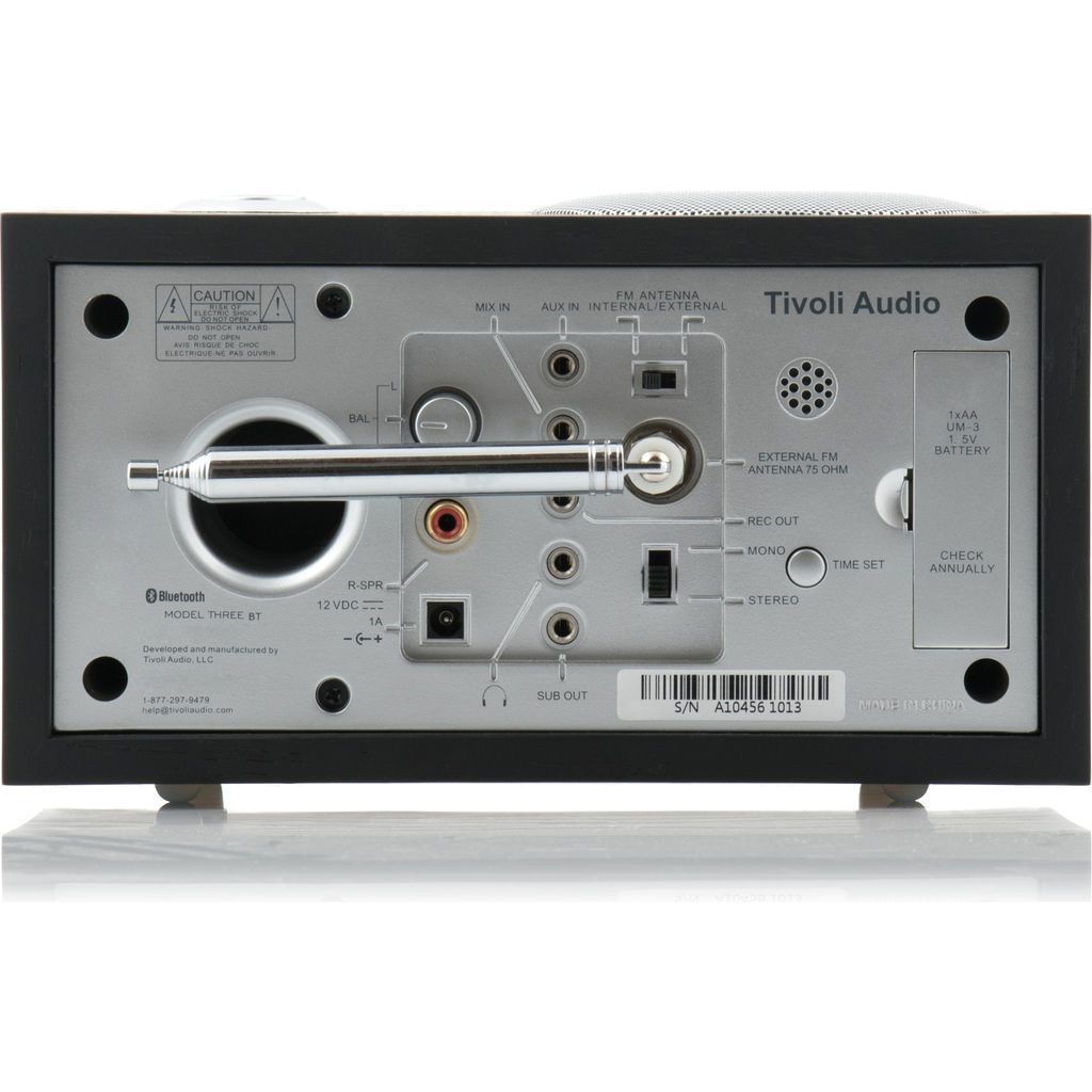 Tivoli Audio MODEL Three Minianlæg avec Bluetooth et USB (Noyer, Beige)