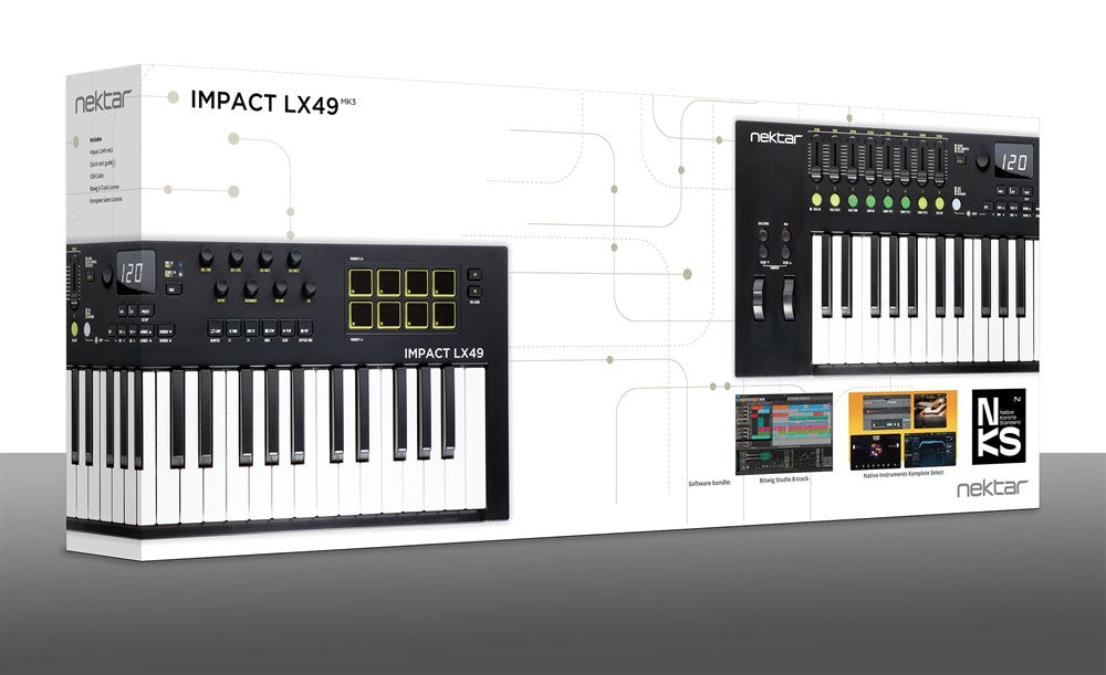 Nektar Impact LX49mk3 Claviers MIDI