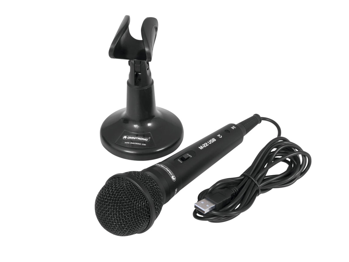 Omnitronic M-22 USB Microphones Dynamique