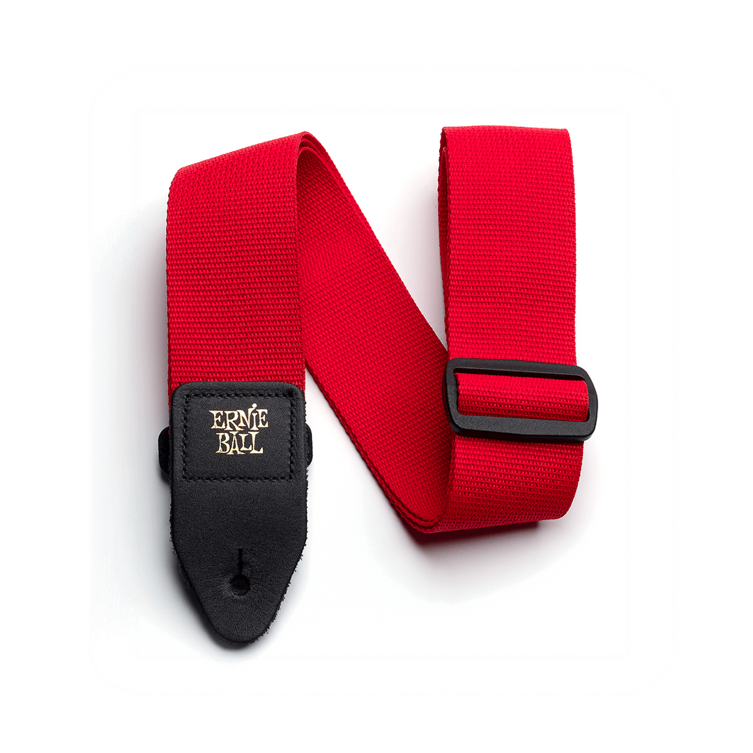Ernie Ball Sangle de guitare (Rouge)