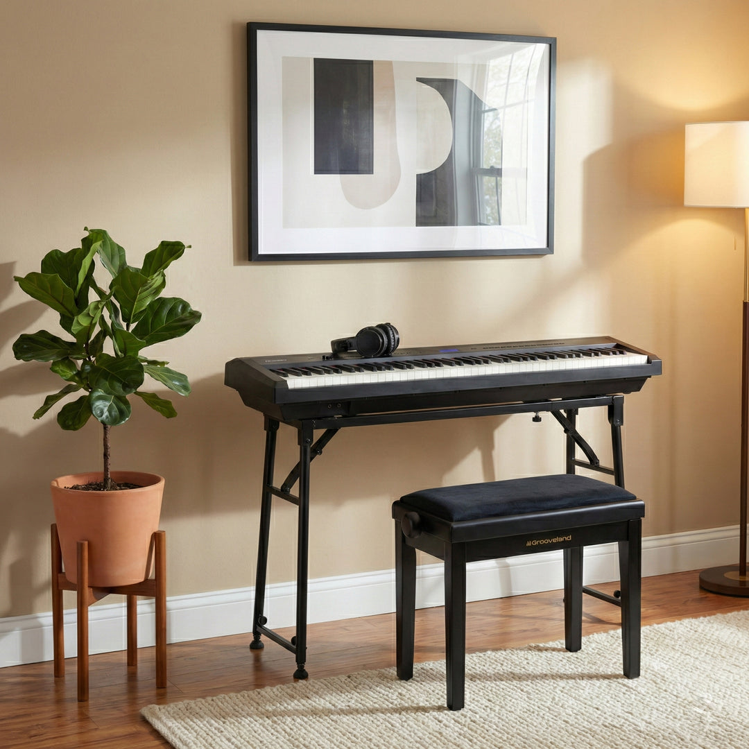 Grooveland P22 piano électrique kit de démarrage (noir)