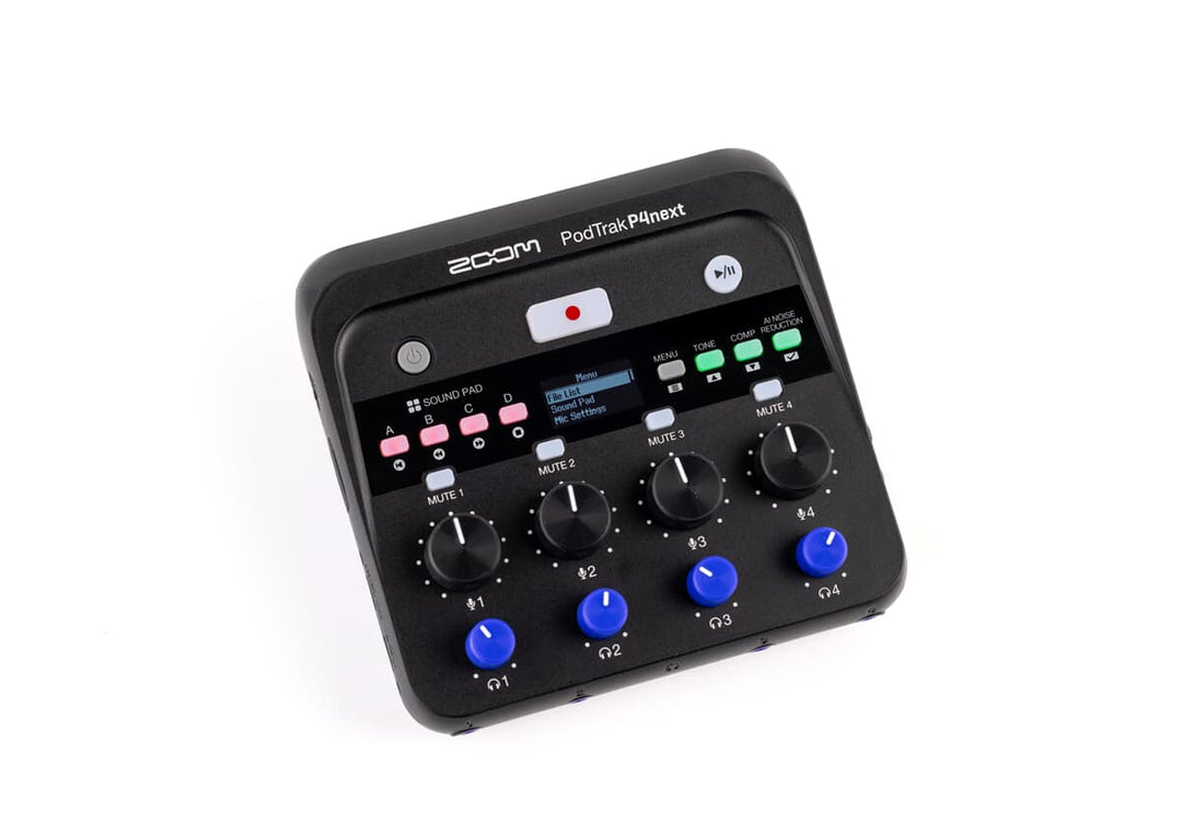 Zoom P4 PodTrak P4next Enregistreur de Podcast