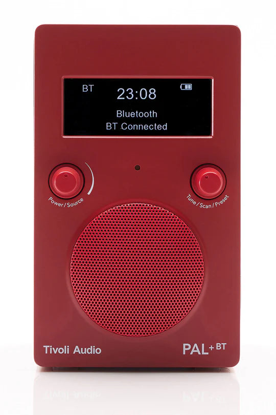 Tivoli Audio PAL+BT DAB+/Bluetooth Højtaler (Rouge) NOUVEAU