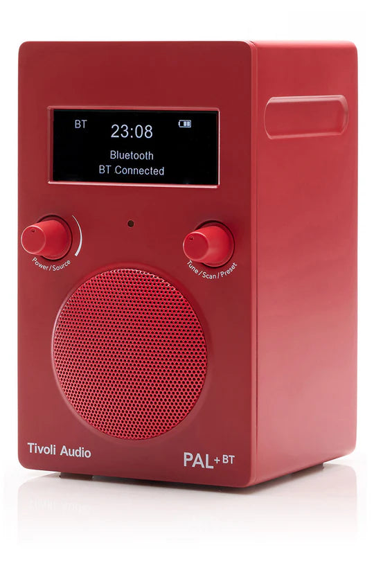 Tivoli Audio PAL+BT DAB+/Bluetooth Højtaler (Rouge) NOUVEAU