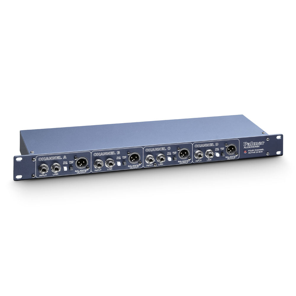 Palmer PAN 03 - Boîtier DI 19" 4 canaux, actif