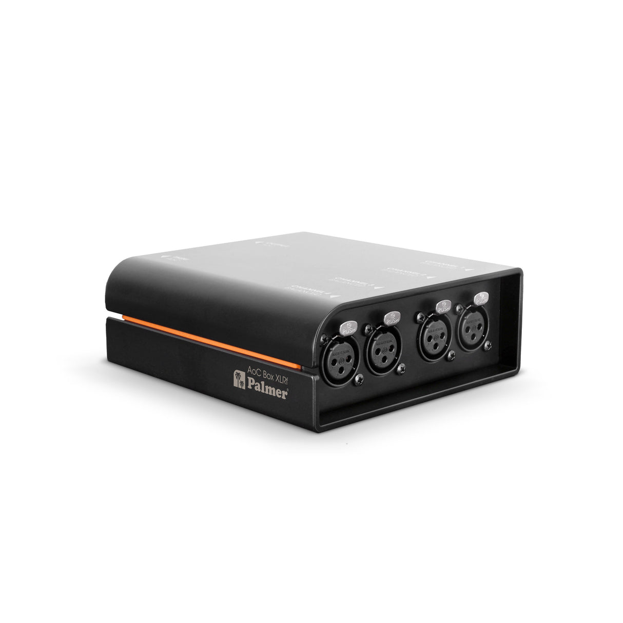 Palmer AoC Box XLRf - Boîtier Audio over Cat de etherCON vers 4 x XLR femelle