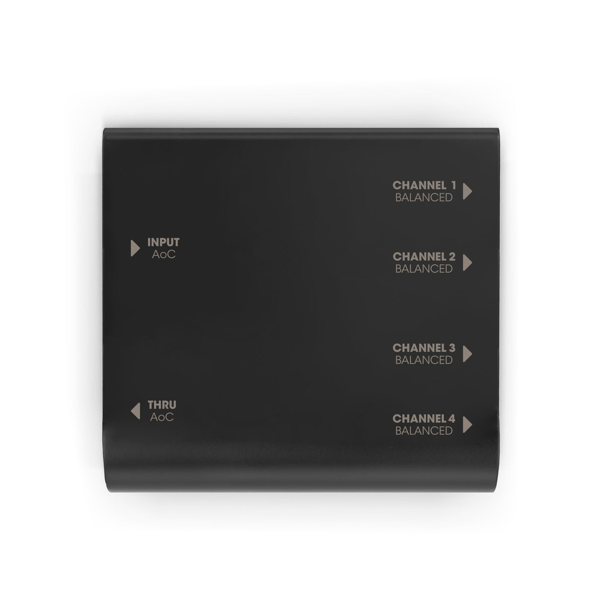 Palmer AoC Box XLRm - Boîtier Audio over Cat de etherCON vers 4 x XLR mâle