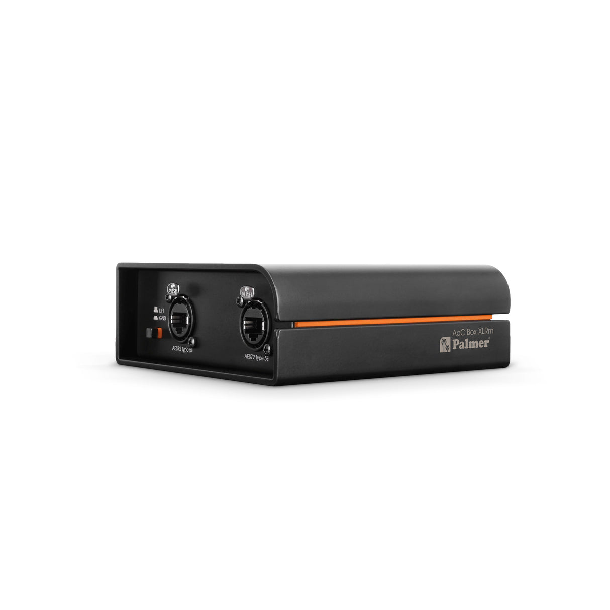 Palmer AoC Box XLRm - Boîtier Audio over Cat de etherCON vers 4 x XLR mâle
