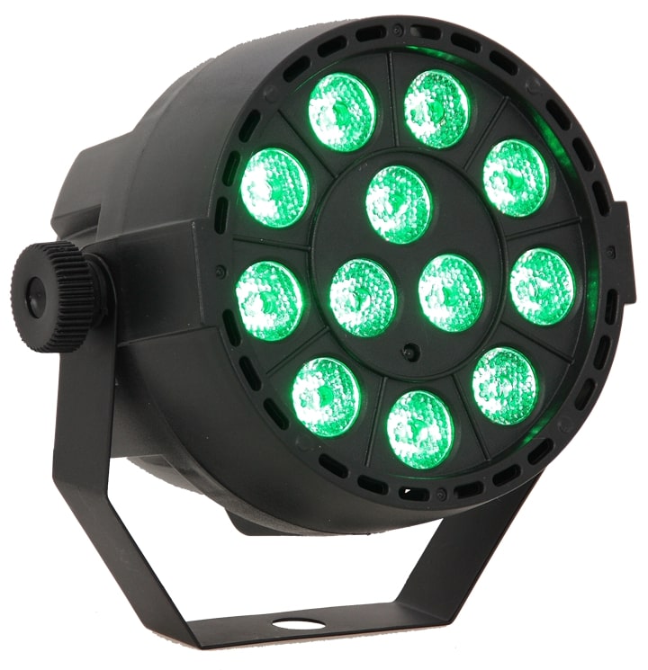 LED Spot Multicolor avec télécommande (12x3W)