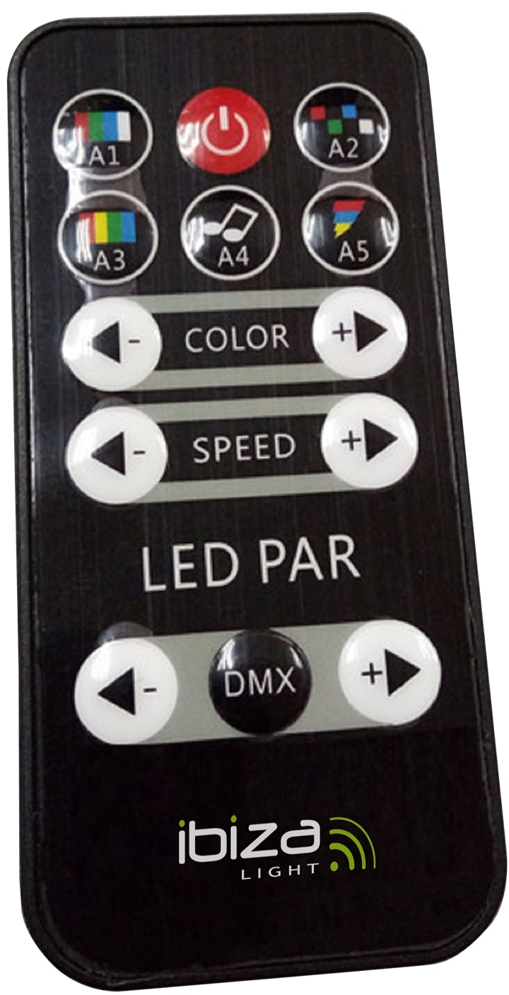 LED Spot Multicolor avec télécommande (12x3W)