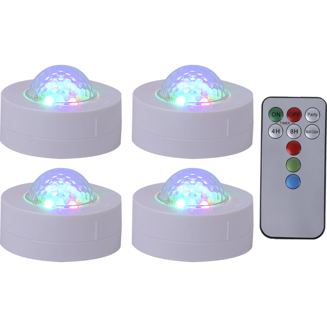 Mini effet astro avec batterie (pack de 4)