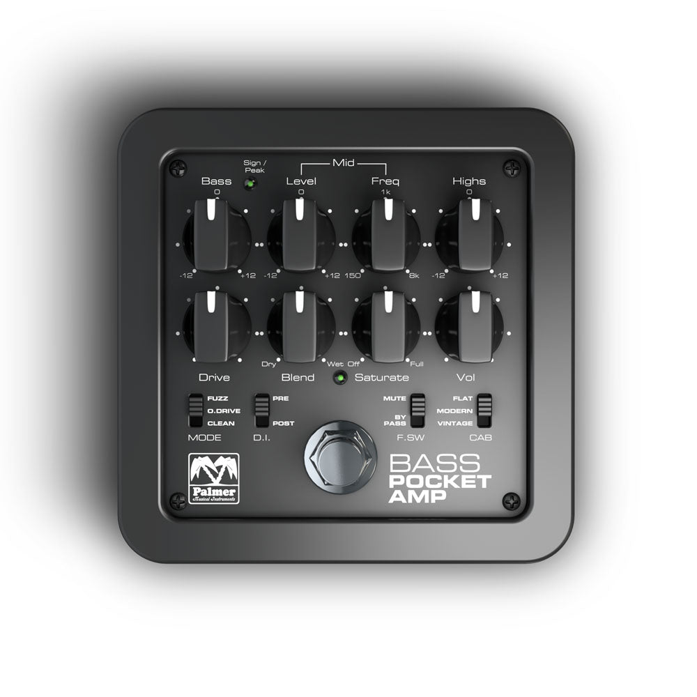 Palmer POCKET AMP BASS - Préampli basse portable