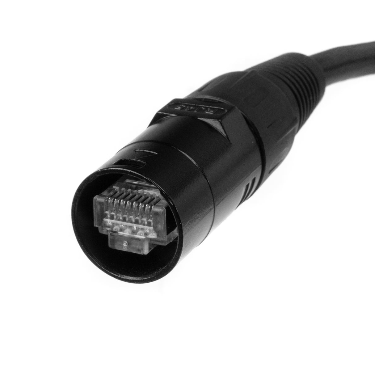 CAT7 vers CAT7 boîtier métallique Black/1M