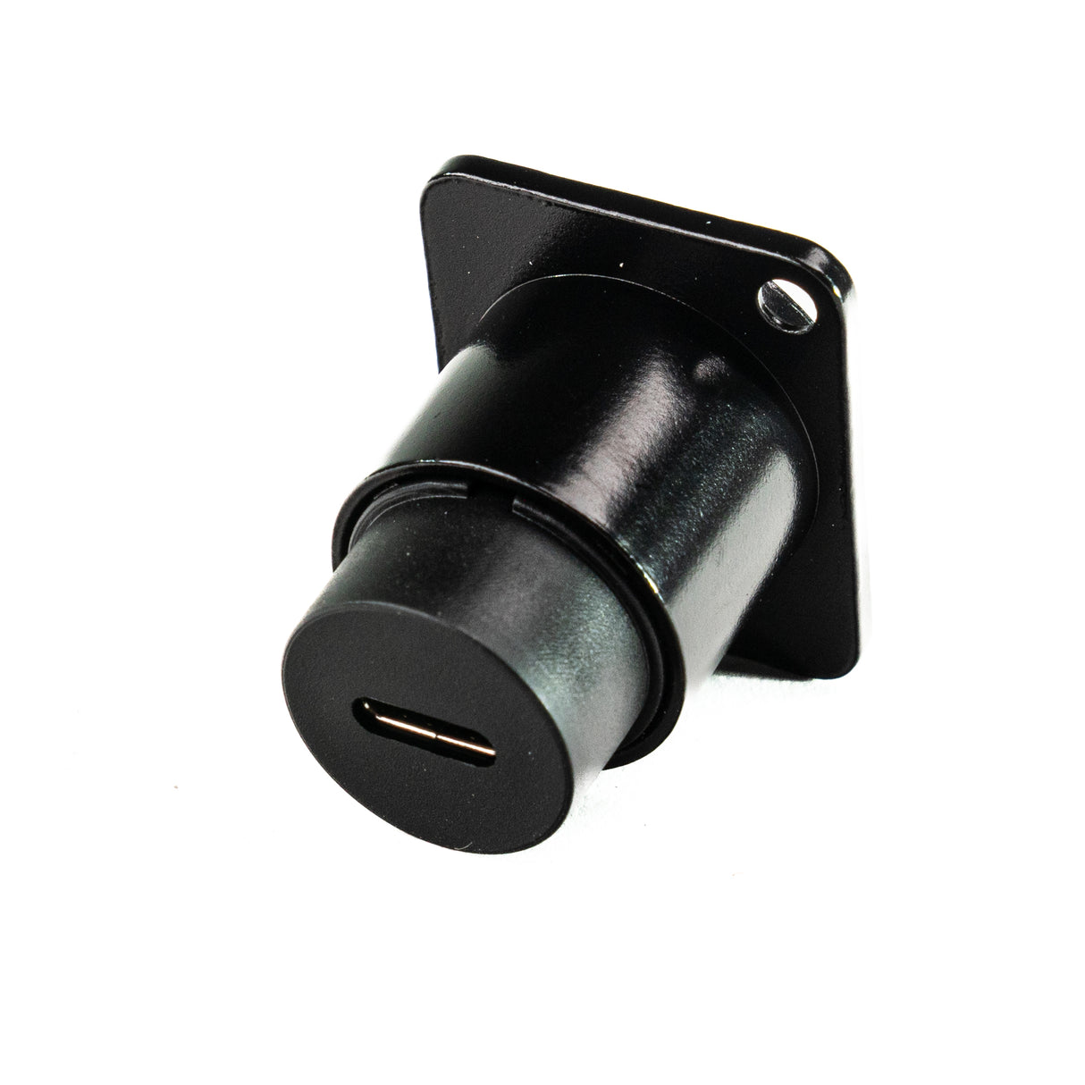 Perfex USB-C vers USB-C Châssis Connecteur (Noir)