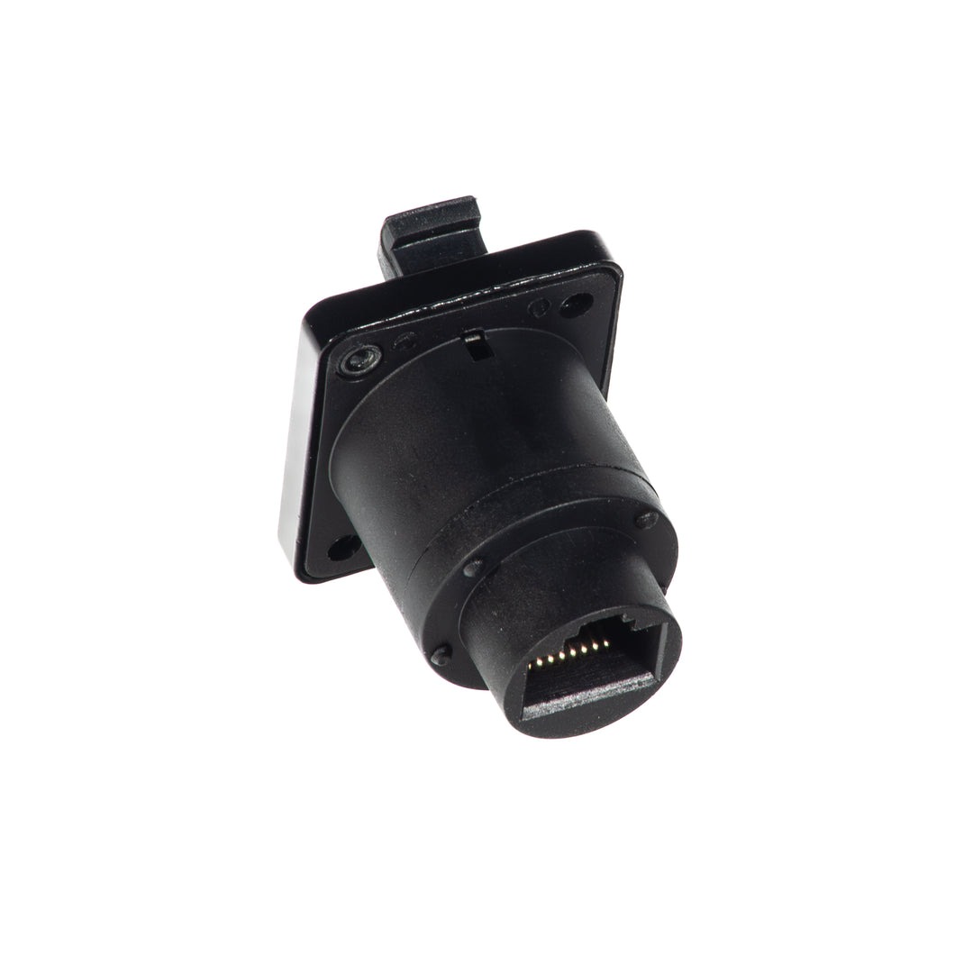 Perfex RJ45 Châssis Prise (Noir)