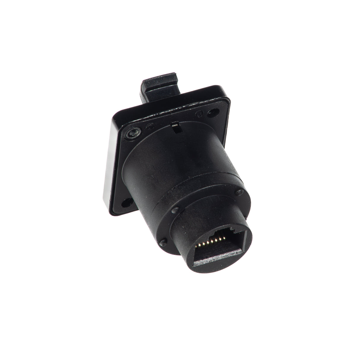 Perfex RJ45 Châssis Prise (Noir)