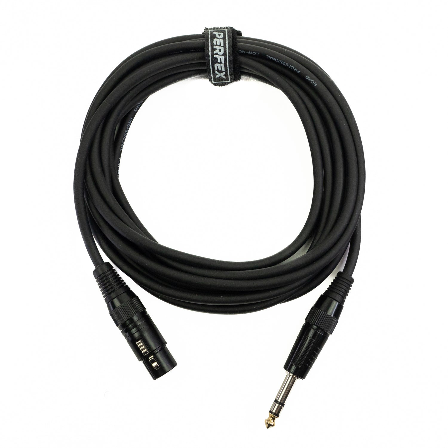 Perfex XLR femelle vers jack équilibré (5m)