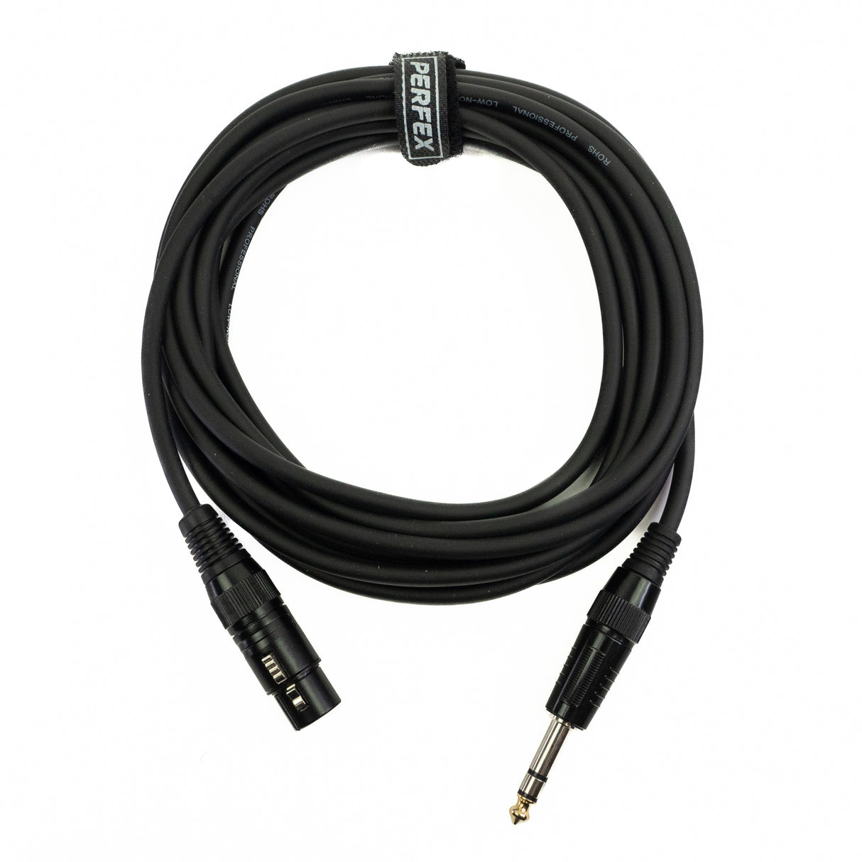 Perfex XLR femelle vers jack équilibré (5m)