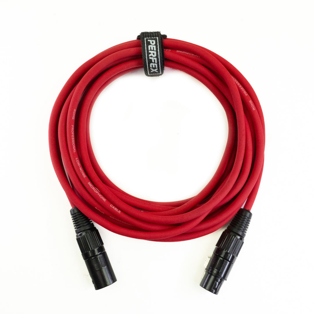 Perfex XLR Kabel (3m - Rouge)