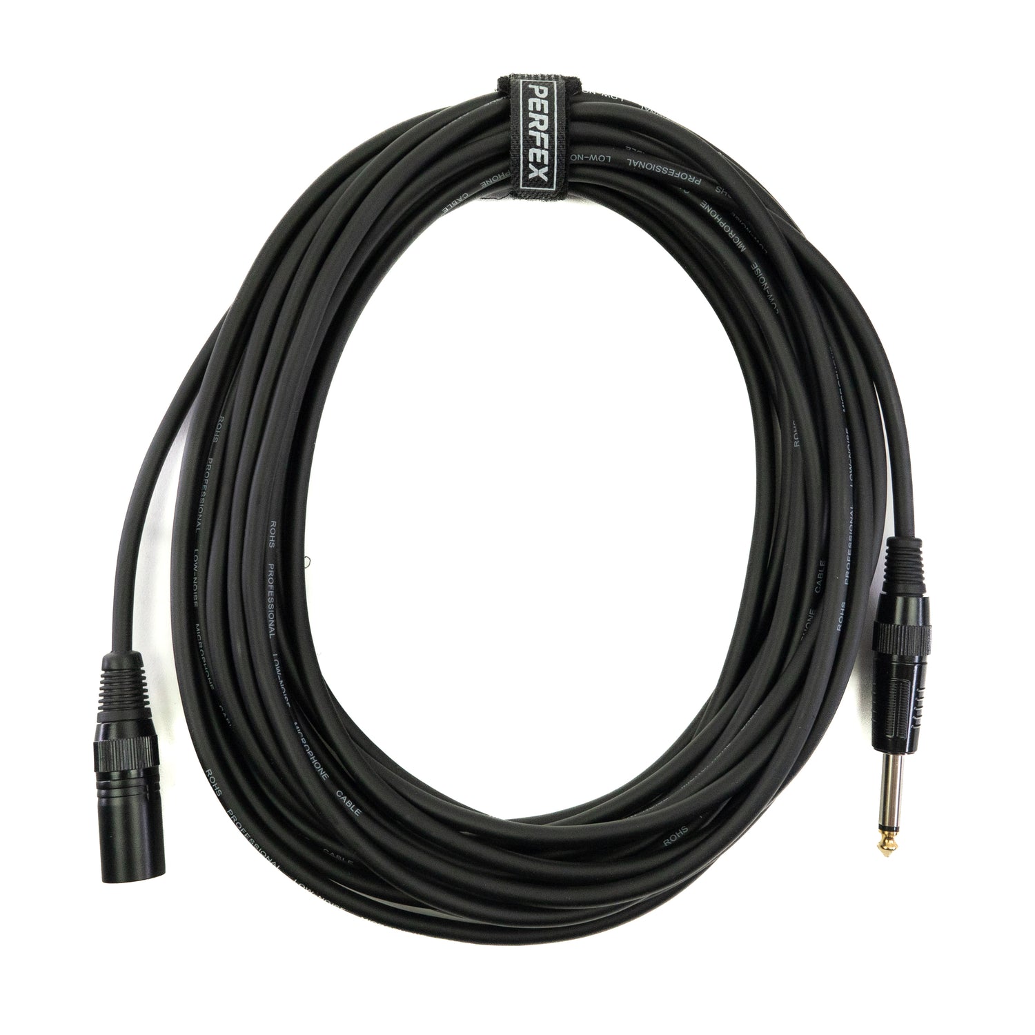 Perfex XLR mâle vers jack (10m)