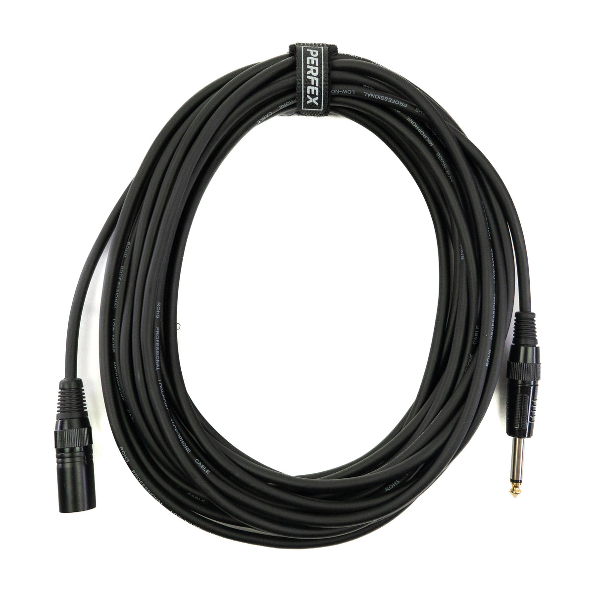 Perfex XLR mâle vers jack (5m)