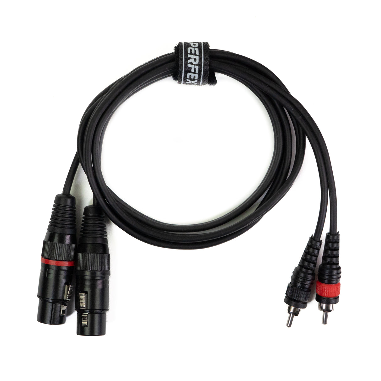 Perfex XLR femelle vers phono RCA (1,3m)