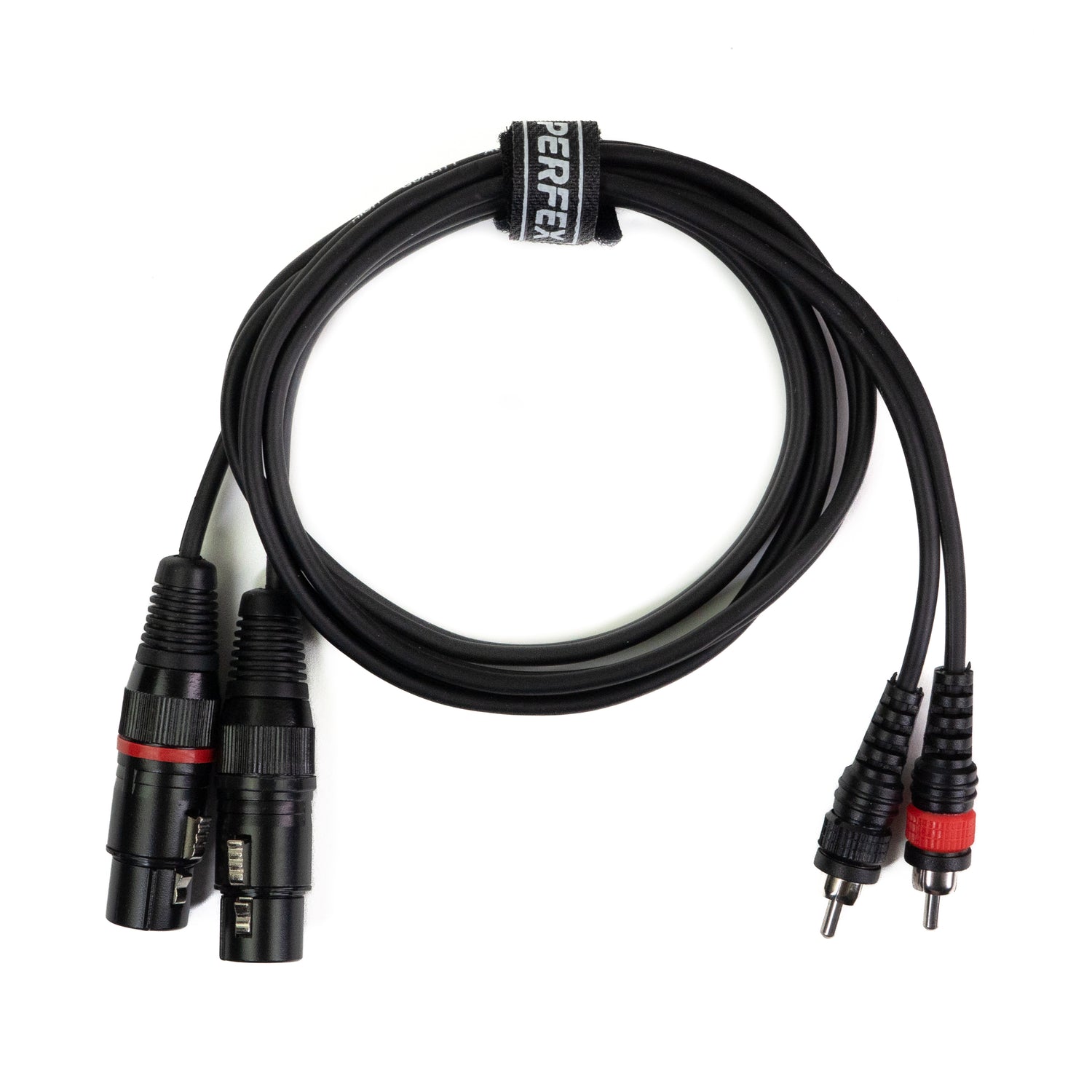 Perfex XLR femelle vers phono RCA (1,3m)