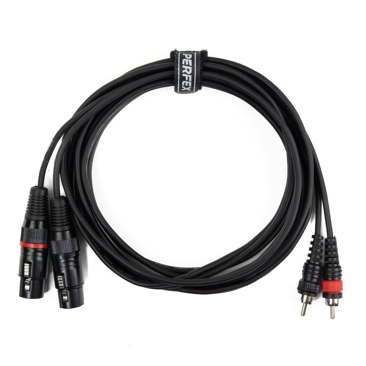 Perfex XLR femelle vers phono RCA (3m)