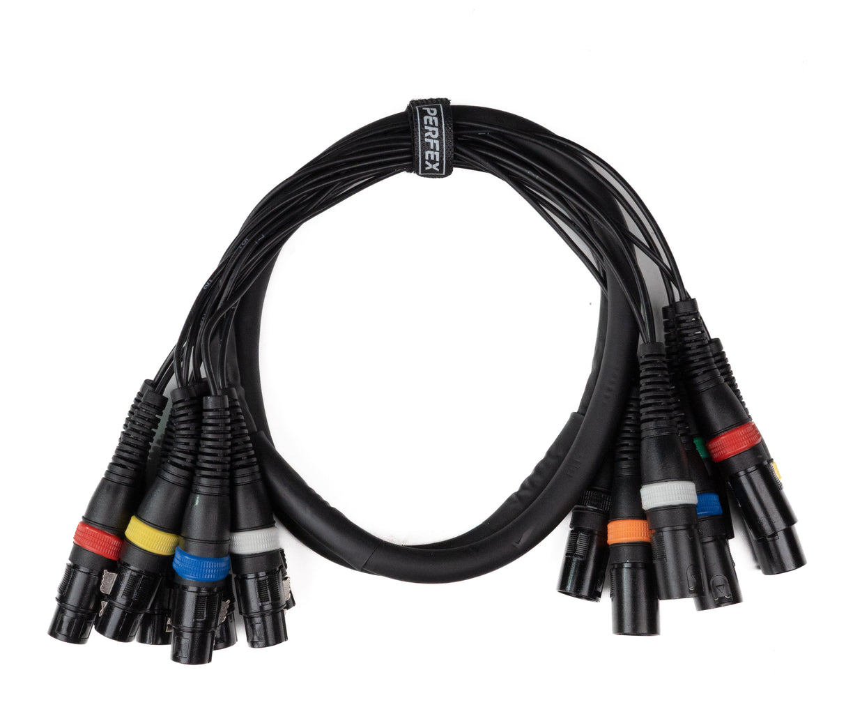 Par-8 multicore XLR mâle vers XLR femelle (1,5m)