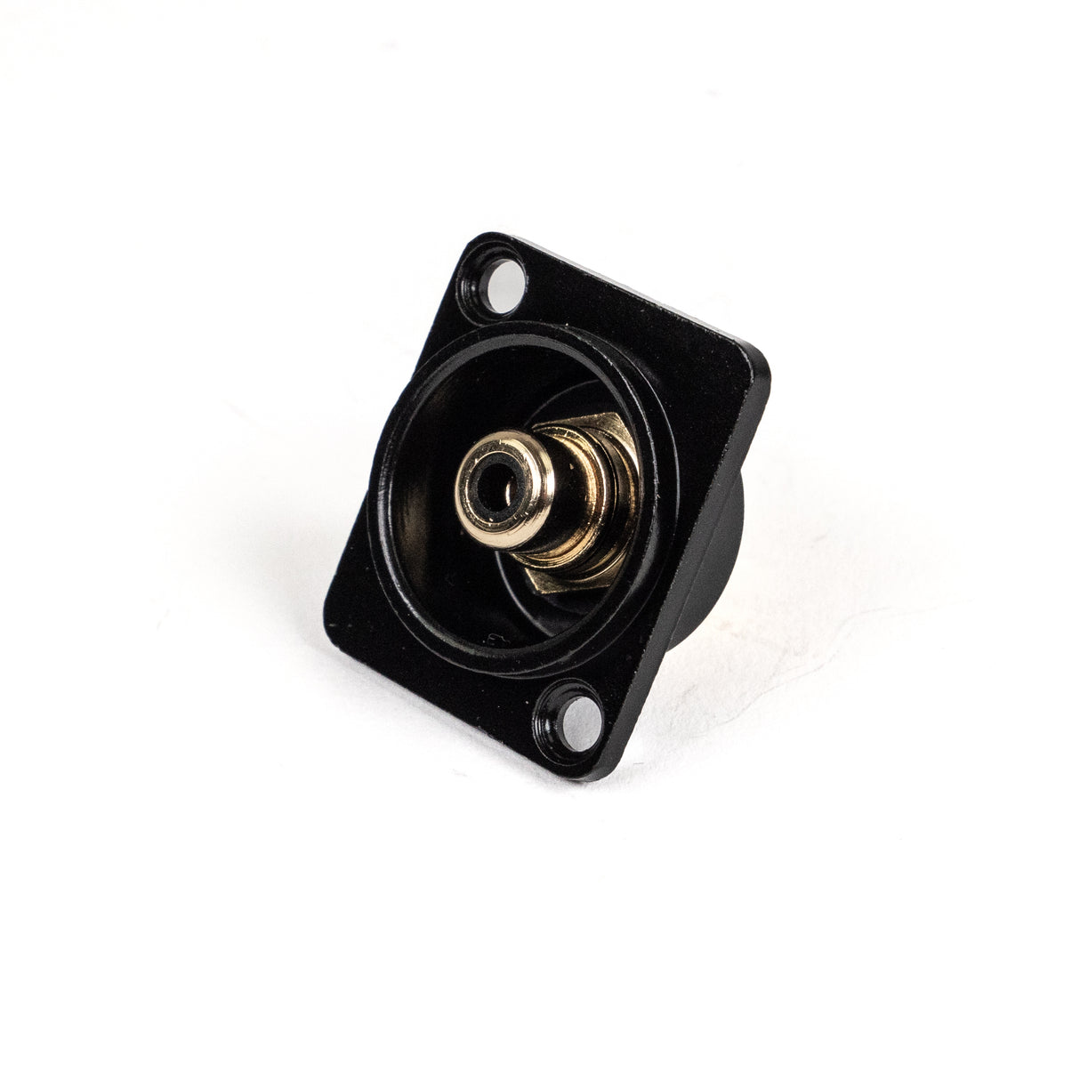 Perfex RCA Phono Female Chassis Connector (Black)