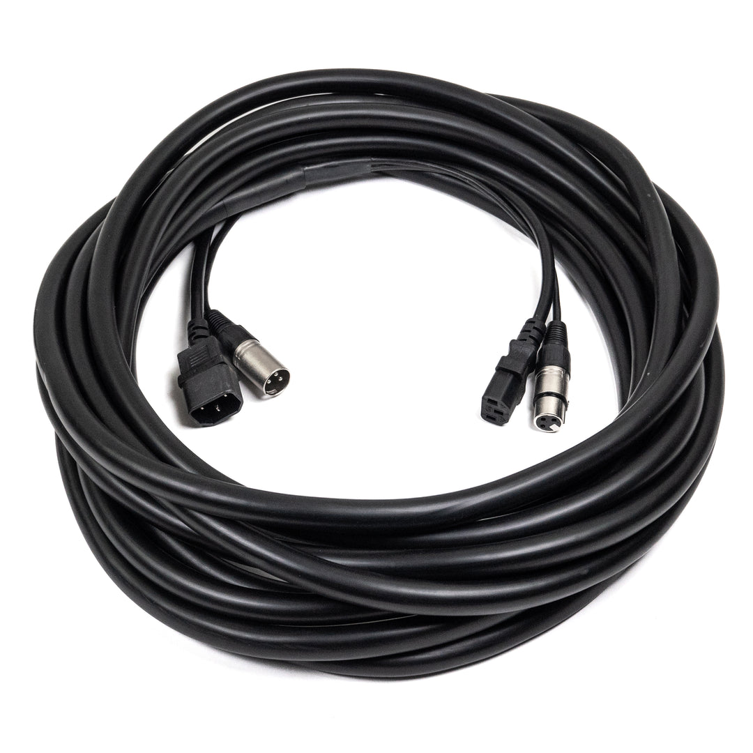 Perfex IEC & XLR Câbles Muïipies (DMX, 10m)
