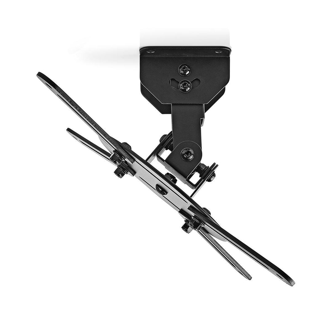 Support plafond projecteur entièrement articulé (Noir, 10kg)