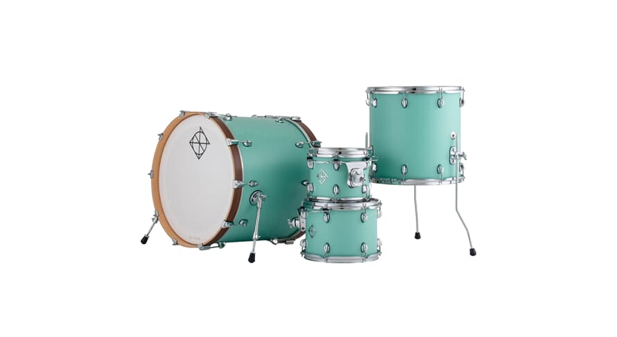 Dixon Cornerstone Hybrid PODCSTH422-01-NM set de fûts, Satin Neo-Mint