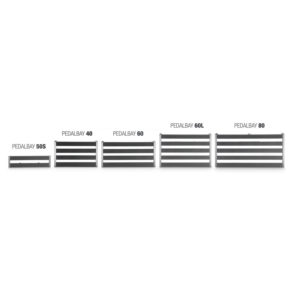 Palmer PEDALBAY® 50 S - Pedalboard compact et léger avec softcase de protection, 50 cm
