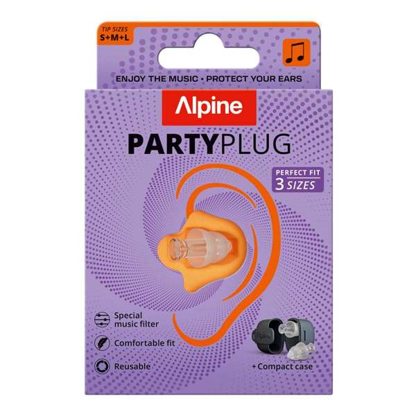Alpine Party Plug Bouchons d'oreilles (Transparent)