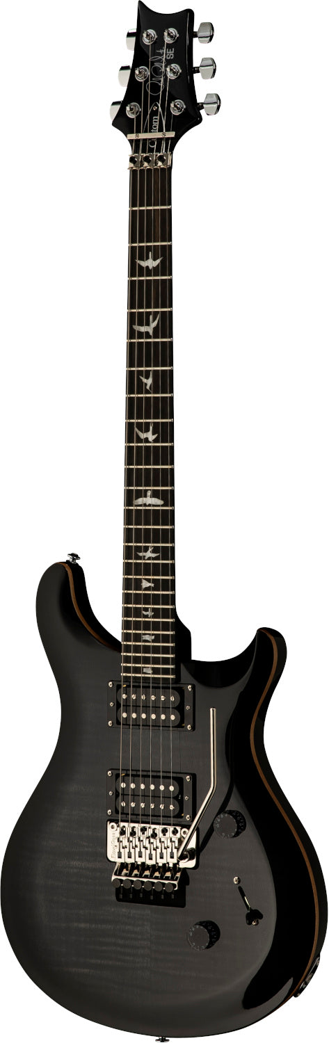 PRS SE Custom 24 Floyd Rose Electric Guitar (Charcoal Burst )