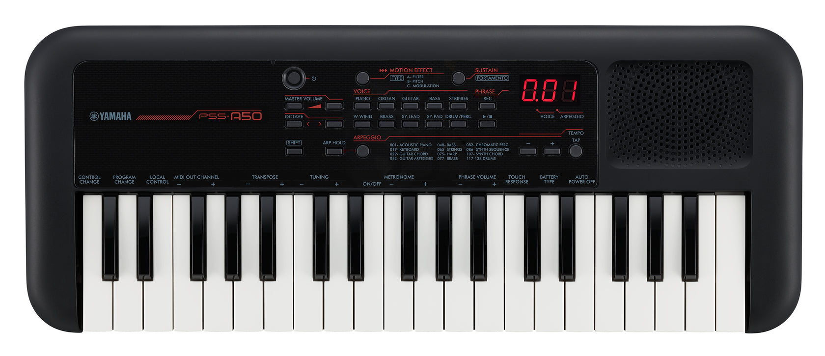Yamaha PSS-A50 Keyboard (Black)