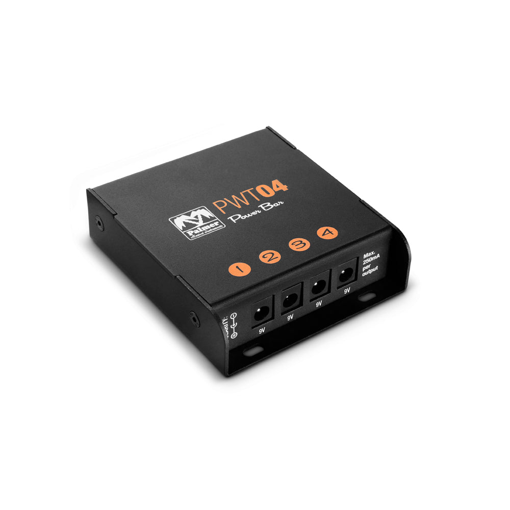 Palmer PWT 04 - Bloc d'alimentation universel pour pedalboard avec 4 sorties