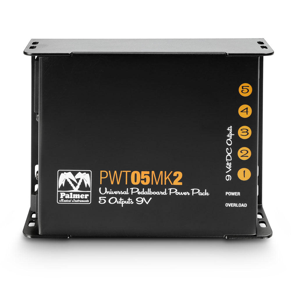 Palmer PWT 05 MK 2 – Bloc d'alimentation universel 9V pour pedalboard avec 5 sorties