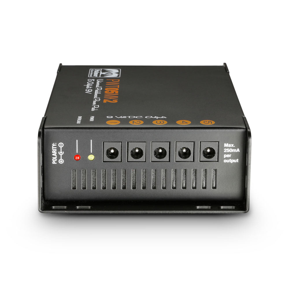 Palmer PWT 05 MK 2 – Bloc d'alimentation universel 9V pour pedalboard avec 5 sorties