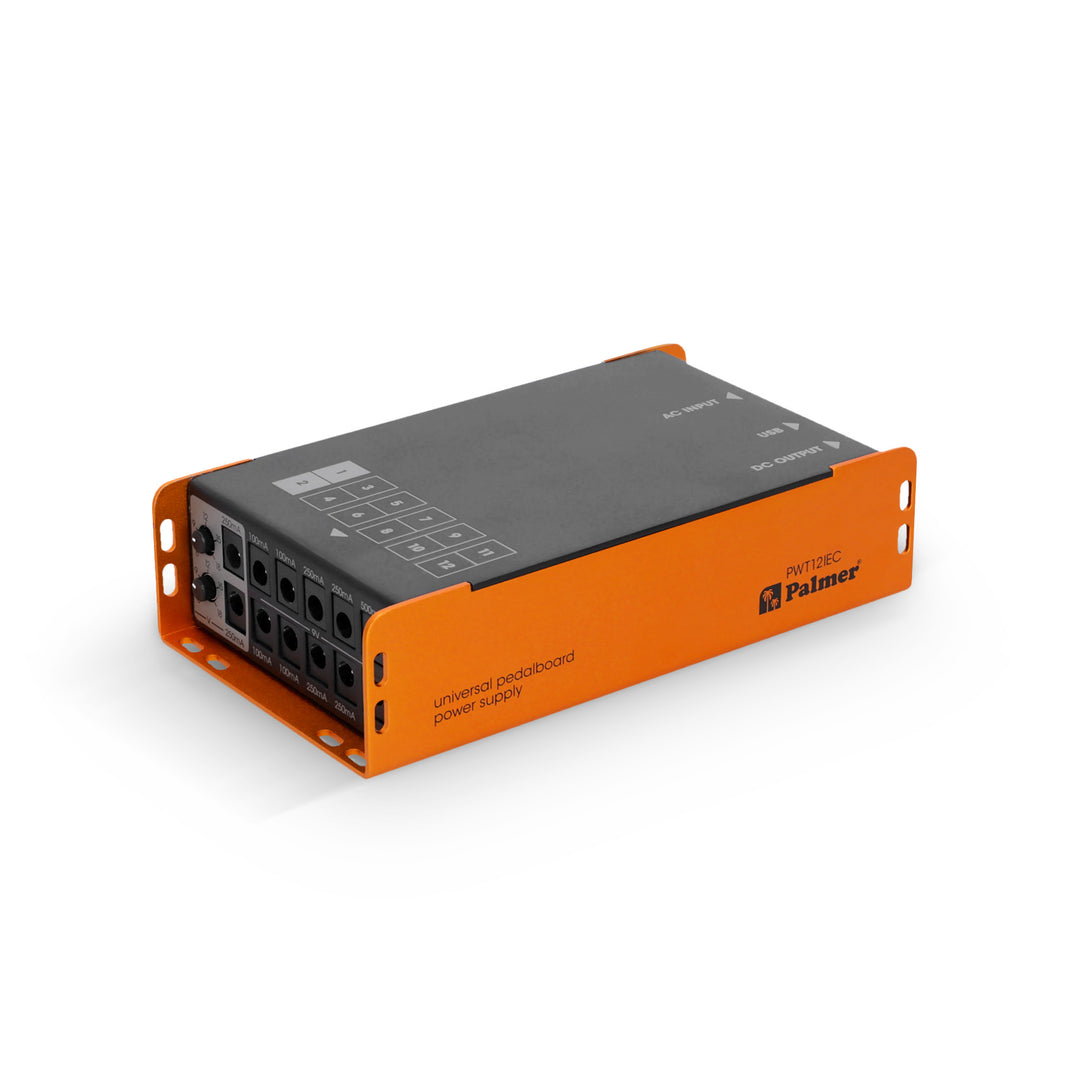 Palmer PWT 12 IEC - Bloc d'alimentation universel pour pedalboard avec USB