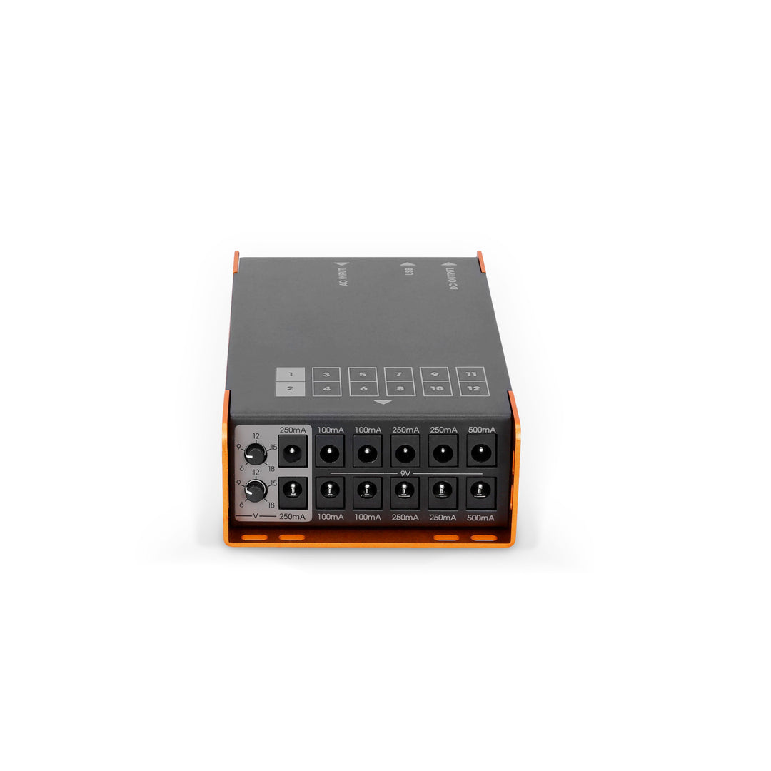 Palmer PWT 12 IEC - Bloc d'alimentation universel pour pedalboard avec USB