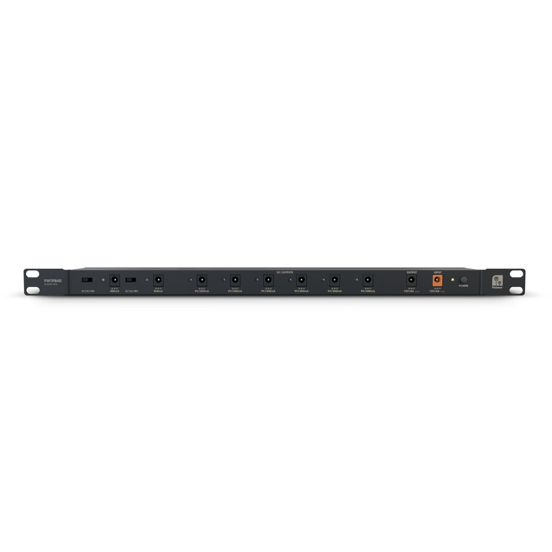 Palmer WT PB 40 RK - Bloc d'alimentation à 8 sorties pour montage en rack
