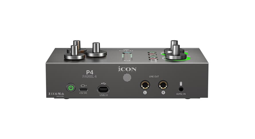 iCon Panel 4 interfaces audio USB multicanaux
