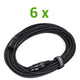 DMX Cable Package, 6 x 10 meter