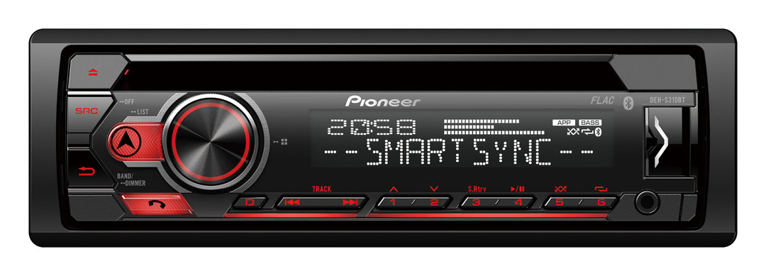 Pioneer DEH-S320BT Autoradio 1-DIN avec Bluetooth