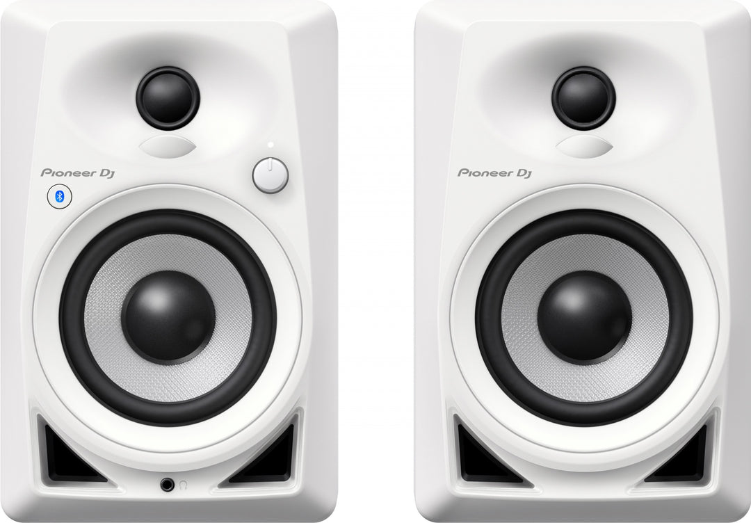 Pioneer DJ DM-40BT-W - Moniteurs de studio avec Bluetooth (Blanc)