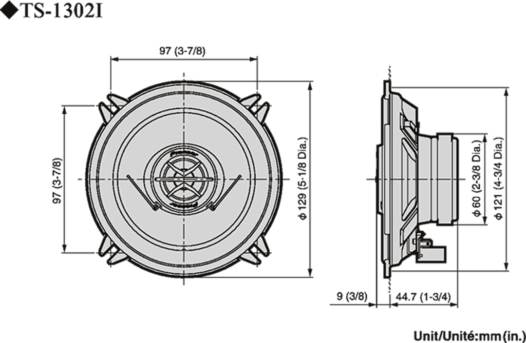 Pioneer TS-1302i Haut-parleur de voiture (13cm, 5,25")