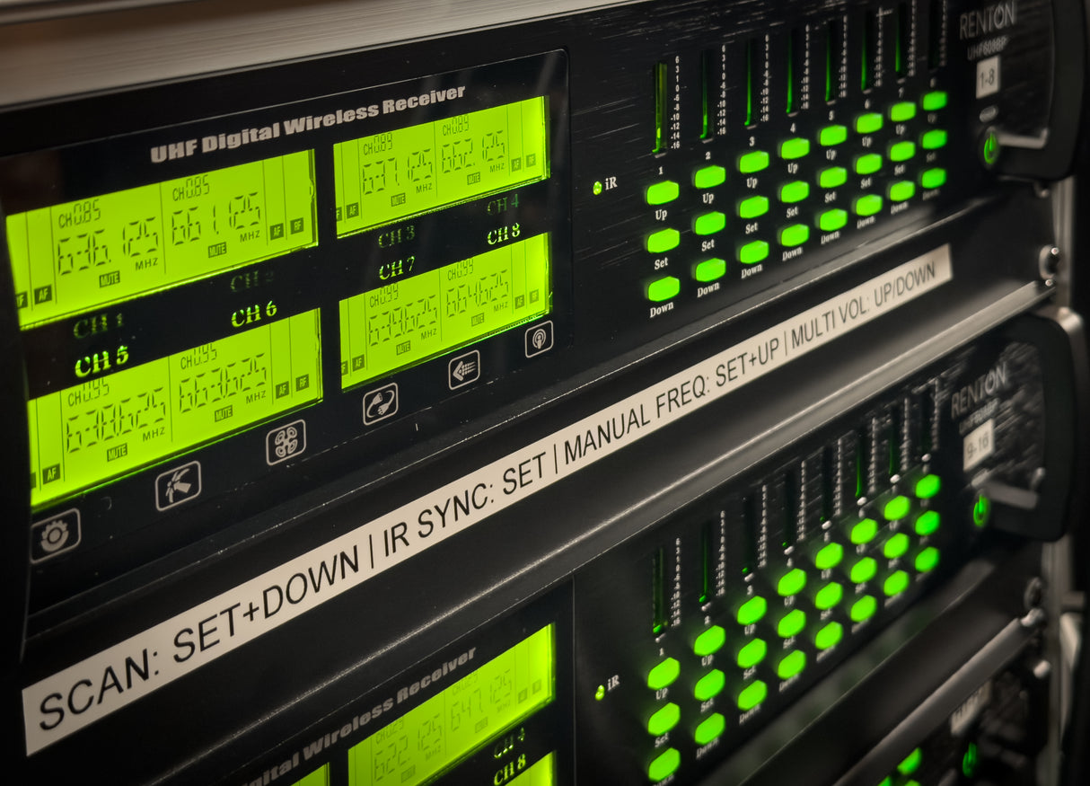 Renton Rack Trådløst System (20 Headset)