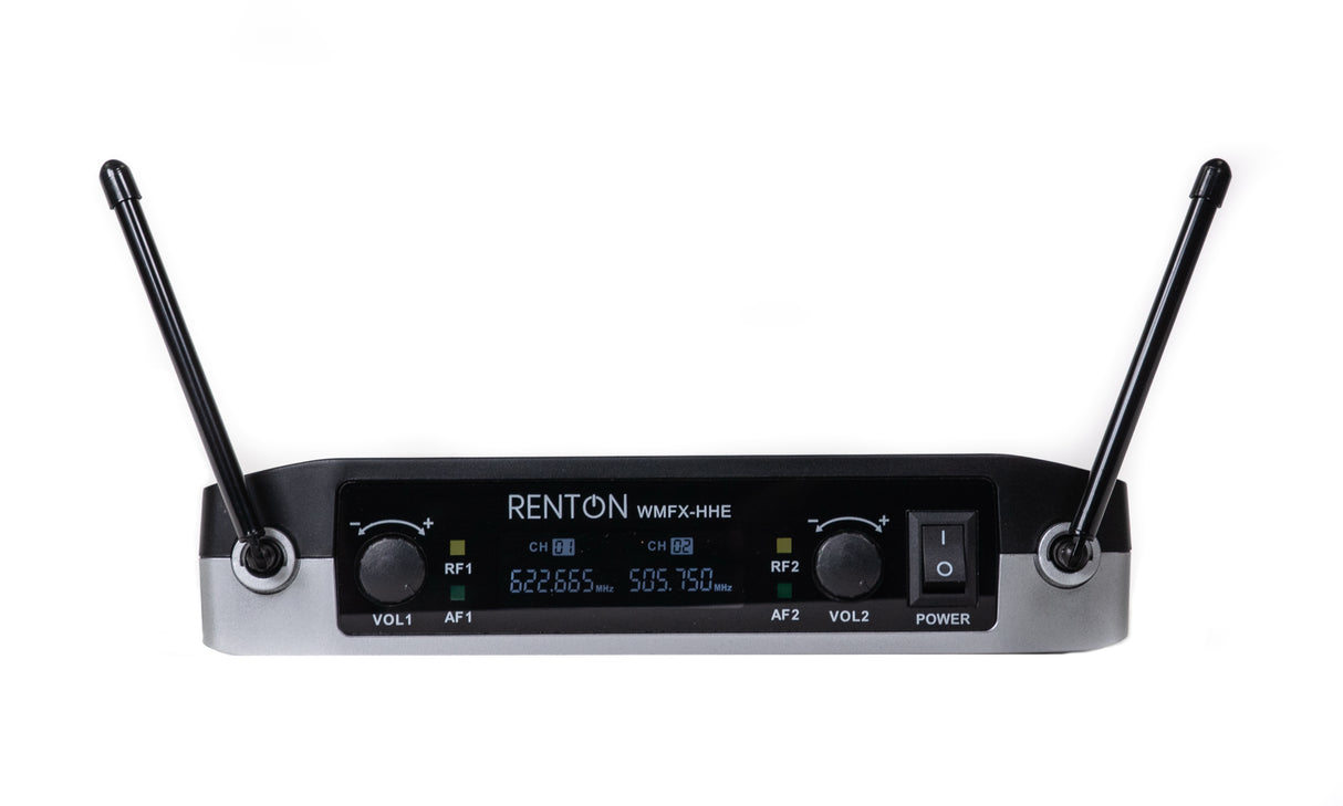 Renton Wireless handheld microphone + bodypack + black headset microphone